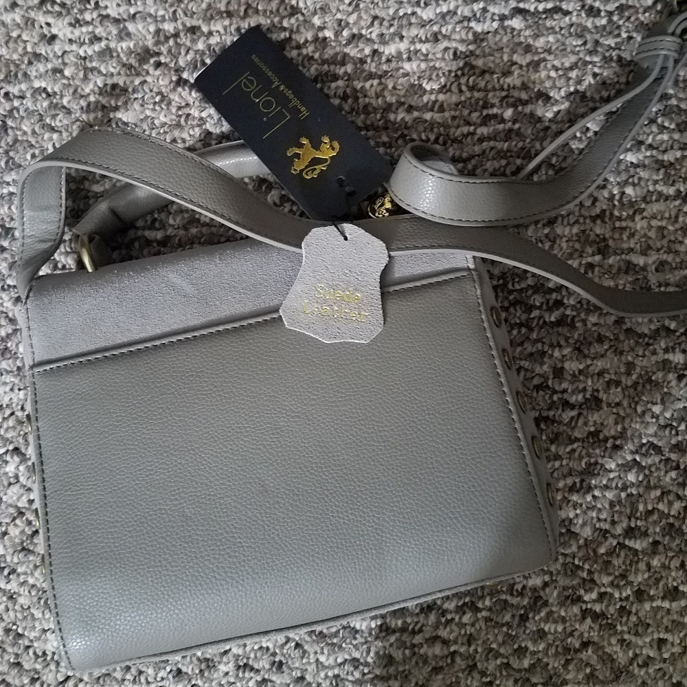 Nwt Suede Leather Crossbody Bag - Picture 4 of 6